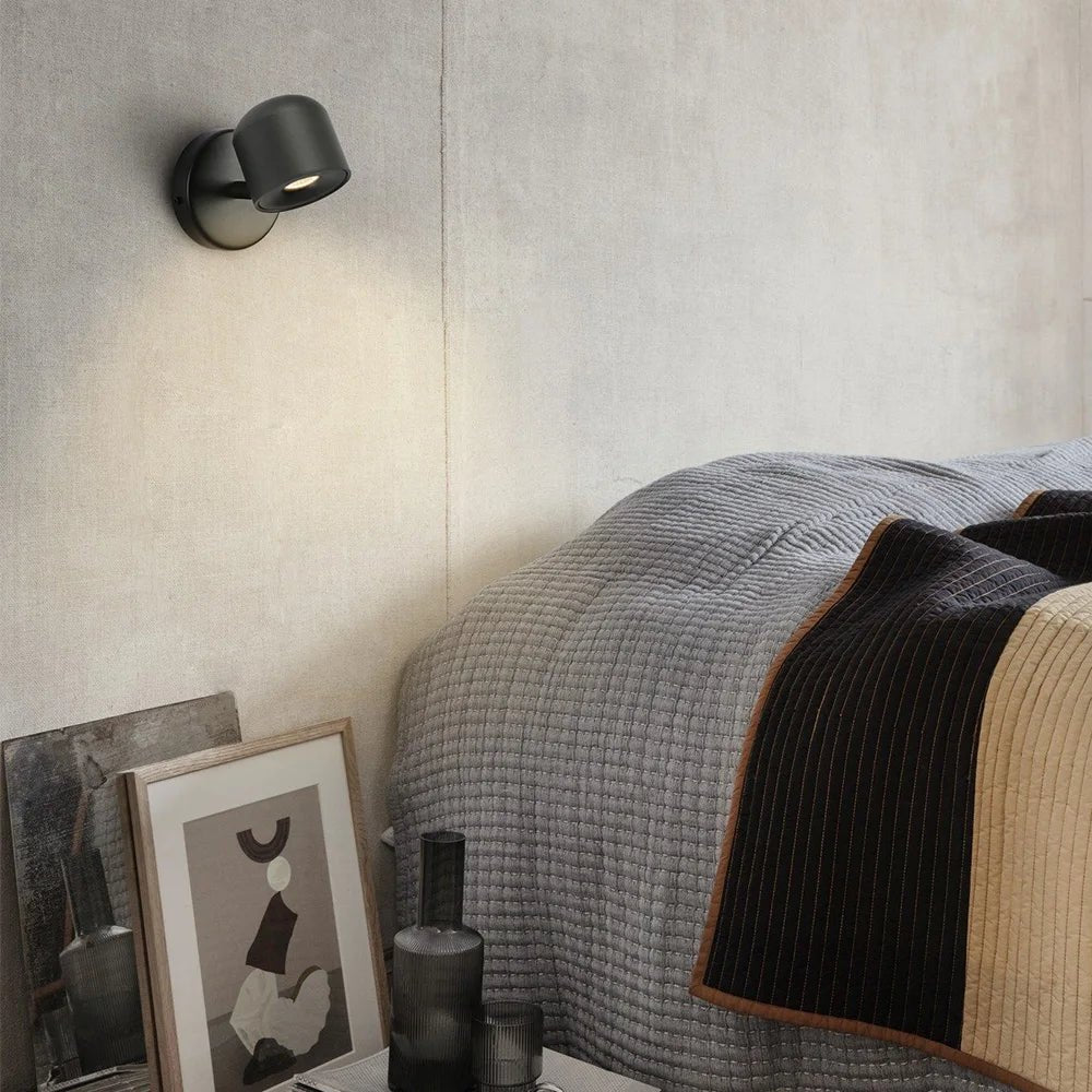 Applique murale LED Aisilan, projecteur à intensité variable, éclairage mural réglable pour la lecture de chevet, miroir de couloir, photo - Maison & Déco